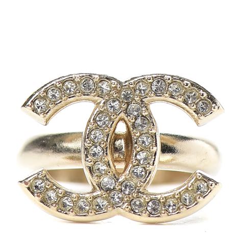 chanel cc ring cheap|authentic chanel rings.